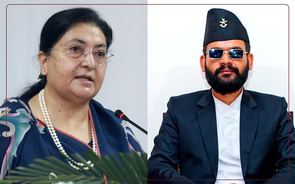 विद्या भण्डारी र बालेन शाहबिच भेटवार्ता