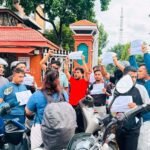 सिंहदरबार गेटमा अनेरास्ववियुको प्रदर्शन, अध्यक्ष दीपक धामीसहित केही नेता पक्राउ